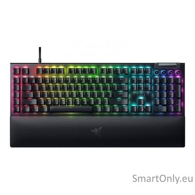 Razer BlackWidow V4 Mechanical Gaming Keyboard, Green Switch, Nordic Layout, Wired, Black Razer