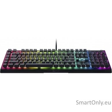 Razer BlackWidow V4 X Mechanical Gaming Keyboard, Green Switch, Russian Layout, Wired, Black Razer 1