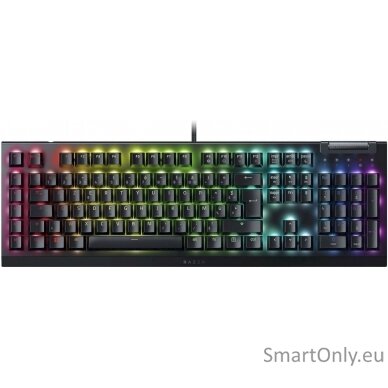 Razer BlackWidow V4 X Mechanical Gaming Keyboard, Green Switch, Russian Layout, Wired, Black Razer