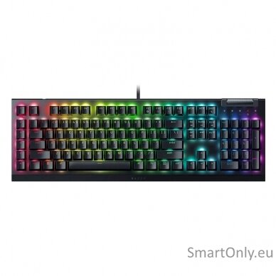 Razer BlackWidow V4 X Mechanical Gaming Keyboard, Yellow Switch, US Layout, Wired, Black Razer