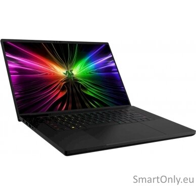 Razer Blade 16 | Black | 16 " | QHD+ | 2560 x 1600 pixels | 240 Hz | Intel | i9-14900HX | 32 GB | DDR5 | Storage drive capacity 1000 GB | NVIDIA GeForce RTX 4080 | GDDR6 | 12 GB | Windows 11 Home | Keyboard language Nordic | Keyboard backlit 3