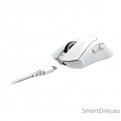 Razer DeathAdder V3 Pro Wired White Gaming Mouse 2