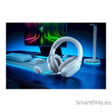 Razer Gaming Headset Barracuda X Mercury White, Wireless, On-Ear, Noise canceling 9