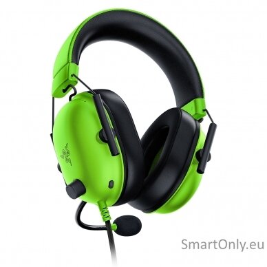Razer Gaming Headset BlackShark V2 X Built-in microphone, Green, Wired 2