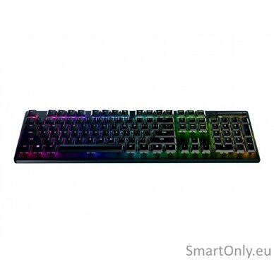 Razer Gaming Keyboard Deathstalker V2 Pro Gaming Keyboard Duration up to 70 million characters; Multi-function multimedia button and wheel; Razer Synapse compatibility; Fully programmable keys with on-the-fly macro recording; N-key rollover; Gaming mode;  5