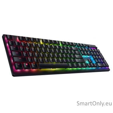 Razer Gaming Keyboard Deathstalker V2 Pro Gaming Keyboard Razer Chroma RGB backlighting with 16.8 million colors; Designed for long-term gaming; Purple switch RGB LED light US Wireless Black Optical Switch Bluetooth Wireless connection 2