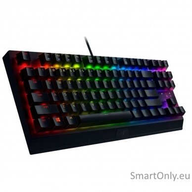 Razer Gaming Keyboard Deathstalker V2 Pro Gaming Keyboard Razer Chroma RGB backlighting with 16.8 million colors; Designed for long-term gaming; Purple switch RGB LED light US Wireless Black Optical Switch Bluetooth Wireless connection