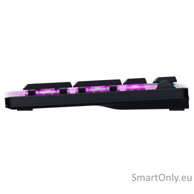 Razer Gaming Keyboard Deathstalker V2 Pro Gaming Keyboard Razer Chroma RGB backlighting with 16.8 million colors; Designed for long-term gaming; Purple switch RGB LED light US Wireless Black Optical Switch Bluetooth Wireless connection 6