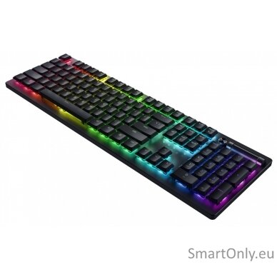 Razer Gaming Keyboard Deathstalker V2 Pro Gaming Keyboard Razer Chroma RGB backlighting with 16.8 million colors; Designed for long-term gaming; Purple switch RGB LED light US Wireless Black Optical Switch Bluetooth Wireless connection 1