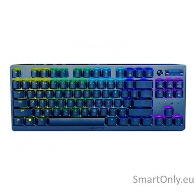 Razer Gaming Keyboard Deathstalker V2 Pro Tenkeyless Gaming Keyboard Ultra-Long 50-hour Battery Life; Detachable braided fiber Type-C cable RGB LED light US Wireless Black Bluetooth Wireless connection Optical Switches (Linear) 4
