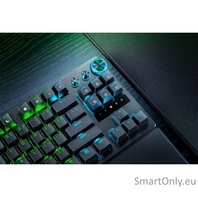 Razer | Gaming Keyboard | Huntsman V3 Pro Tenkeyless | Gaming Keyboard | Wired | Nordic | Black | Analog Optical 1