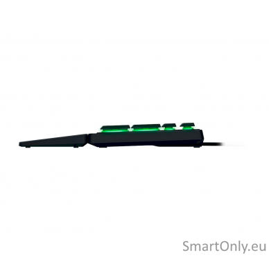 Razer Gaming Keyboard Ornata V3 X Gaming keyboard Cable routing options; Razer Synapse enabled; Fully programmable keys with on-the-fly macro recording; 6-key roll over; Gaming mode option; Braided fiber cable 1000 Hz Ultrapolling; Soft cushioned gaming-g 5