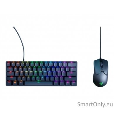 Razer Huntsman Mini 60% Gaming keyboard Opto-Mechanical Purple Switch RGB LED light NORD Wired 4