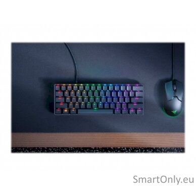 Razer Huntsman Mini 60% Gaming keyboard Opto-Mechanical Purple Switch RGB LED light NORD Wired 9