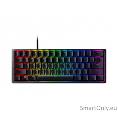 Razer Huntsman Mini 60% Gaming keyboard Opto-Mechanical Purple Switch RGB LED light NORD Wired