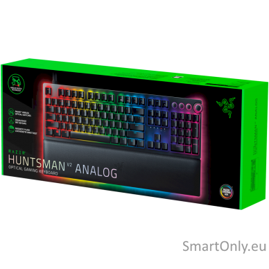 Razer Huntsman V2 Gaming keyboard Optical Analog Switch RGB LED light RU Wired 6