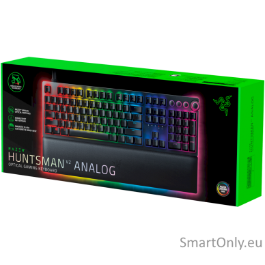 Razer Huntsman V2 Gaming keyboard Optical Analog Switch RGB LED light US Wired