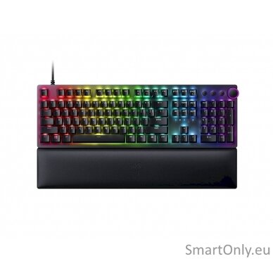 Razer Huntsman V2 Optical Gaming Keyboard Gaming keyboard Razer Chroma RGB customizable backlighting with 16.8 million color options; Razer HyperPolling Technology with up to true 8000 Hz polling rate; Fully programmable keys with on-the-fly macro recordi