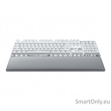 Razer Mechanical Keyboard Pro Type Ultra Mechanical Gaming Keyboard Ergonomic design with soft-touch coating; Soft leatherette wrist rest US Wireless/Wired White Wireless connection 8