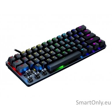 Razer Optical Gaming Keyboard Huntsman Mini 60% Gaming keyboard RGB LED light NORD Wired USB-C Black Analog Switch 1