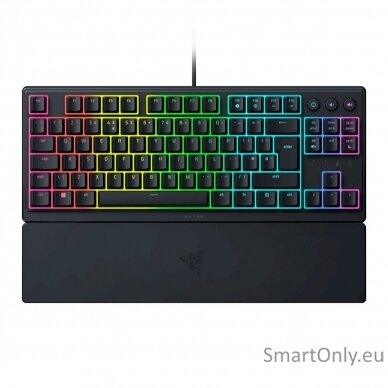 Razer Ornata V3 Tenkeyless Low-profile Keys; Razer Mecha-Membrane Switches; UV-coated Keycaps RGB LED light US Wired Black Mechanical Gaming keyboard