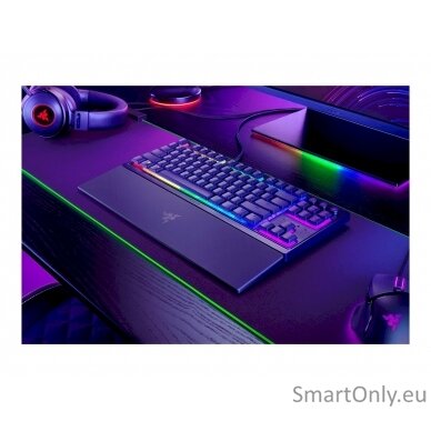 Razer Ornata V3 Tenkeyless Low-profile Keys; Razer Mecha-Membrane Switches; UV-coated Keycaps RGB LED light US Wired Black Mechanical Gaming keyboard 4