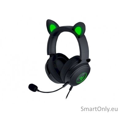 Razer Wired, Over-Ear, Black, Gaming Headset, Kraken V2 Pro, Kitty Edition 2