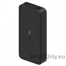 Redmi Fast Charge Power Bank 20000 mAh, Black, 18 W