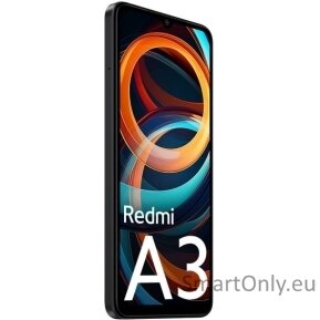 Redmi | A3 | Redmi A3 (Midnight Black) Dual SIM 6.71" IPS LCD 720x1600/2.2GHz&1.6GHz/64GB/3GB RAM/Android 14/microSDXC/WiFi,BT,4G,MZB0GL8EU Midnight Black | 6.71 " | IPS LCD | 720 x 1650 pixels | Mediatek Helio G36 (12 nm) | Internal RAM 3 GB | 64 GB | Mi 1