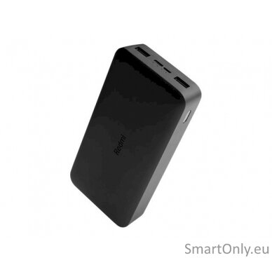 Redmi Fast Charge Power Bank 20000 mAh, Black, 18 W 3