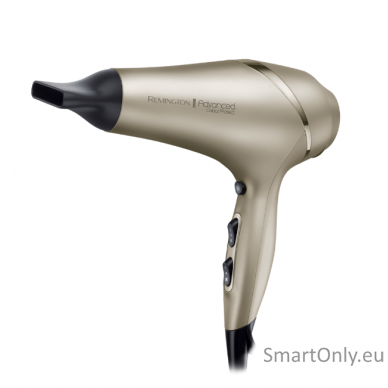 Remington Advanced Color Protect Hair Dryer | AC8605 | 2300 W | Number of temperature settings 3 | Ionic function | Diffuser nozzle | Gold