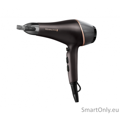 Remington Copper Radiance Hair Dryer | AC5700 | 2200 W | Number of temperature settings 3 | Ionic function | Diffuser nozzle | Black