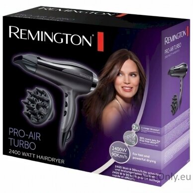 Remington D5220 Hair Dryer, Pro-Air Turbo, 2400 W Remington 5