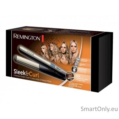 Remington Hair Straightener S6500 Sleek & Curl Ceramic heating system, Display Yes, Temperature (max) 230 °C, Black 3