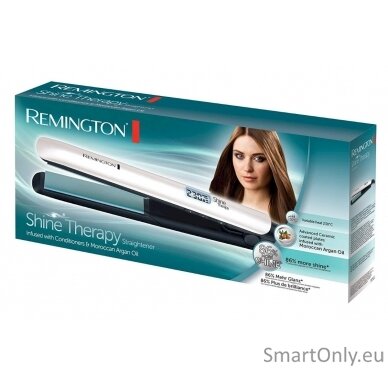 Remington Hair Straightener S8500 Shine Therapy Ceramic heating system, Display Yes, Temperature (max) 230 °C, Number of heating levels 9, Silver 1