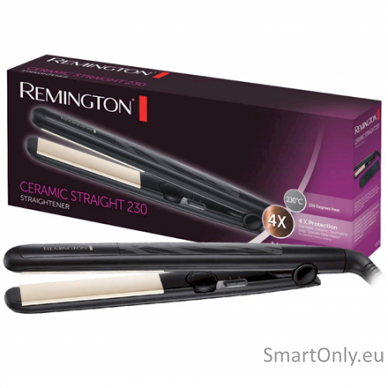 Remington S3500 Ceramic Straight Slim 230 Hair Straightener, Black Remington 1