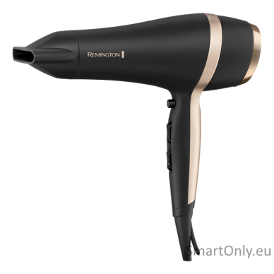 Remington Salon Smooth Hair Dryer Gift Set | D6940GP | 2100 W | Number of temperature settings 3 | Ionic function | Diffuser nozzle | Black