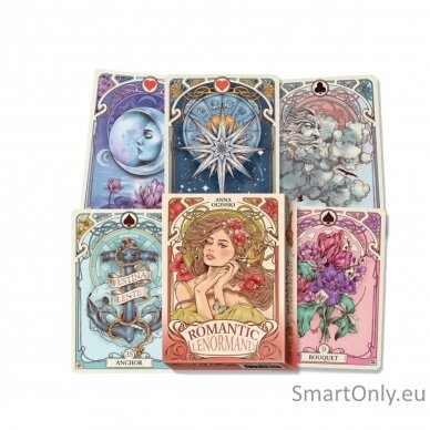 Romantic Lenormand Oracle kortos Lo Scarabeo