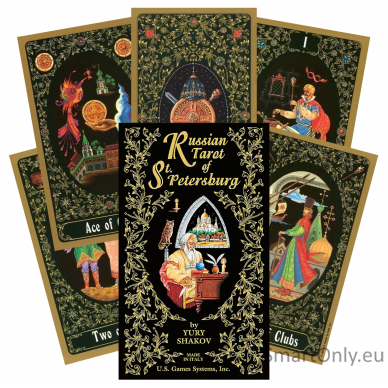 Russian Tarot of St Petersburg Taro kortos US Games Systems