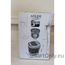 SALE OUT. Adler Washing machine AD 8051 Energy efficiency class Unspecified Top loading Washing capacity 3 kg Unspecified RPM Depth 37 cm Width 38 cm White/Blue DAMAGED PACKAGING