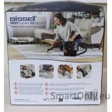 SALE OUT. Bissell SpotClean C5 Select Portable Carpet and Upholstery Cleaner, UNPACKED, USED, SCRATCHED,MISSING THE LIQVID BOTTLE | SpotClean C5 Select Portable Carpet and Upholstery Cleaner | 3928N | Corded operating | Handheld | Washing function | 400 W