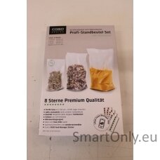 SALE OUT. Caso Stand-up Vacuum bags, 12 pcs 20x30 cm, 8 pcs 25x35 cm, 5 pcs 30x40 cm | Caso | Vacuum Bags | Stand-up | USED, MISSING FOUR  PSC BAGS, 20x30 cm