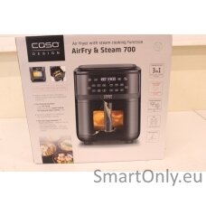 SALE OUT. Caso Steam & AirFry 700 Air fryer with Steam function, 1700 W, Capacity 7 L, Black | Caso DAMAGED PACKAGING