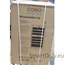 SALE OUT. Caso WineComfort 66 Wine cooler, DAMAGEED PACKAGING, DENT ON SIDE | Caso | Wine cooler | Wine Master 66 | Energy efficiency class G | Free standing | Bottles capacity Up to 66 bottles | Cooling type Compressor technology | Silver | DAMAGEED PACK