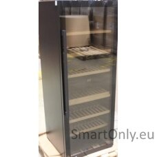 SALE OUT. Caso WineExclusive 126 Smart Wine Cooler, EC G, Free standing, Height 159 cm, Up to 126 bottles, Compressor technology, Black, NO ORIGINAL PACKAGING, MISSING KEY, DENT ON BACK, SCRATCHED, REFURBISHED | Smart Wine Cooler | WineExclusive 126 | Ene