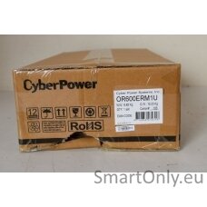 SALE OUT. CyberPower OR600ERM1U Smart App UPS Systems | CyberPower | Smart App UPS Systems | OR600ERM1U | 600 VA | 360 W | DAMAGED PACKAGING