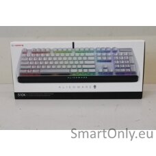 SALE OUT. Dell Alienware 510K Low-profile RGB Mechanical Gaming Keyboard - AW510K (Lunar Light), DEMO AS USED | Dell | Alienware Gaming Keyboard | AW510K | Mechanical Gaming Keyboard | Wired | EN | USED AS DEMO | Black/Silver | USB | English | 910 g