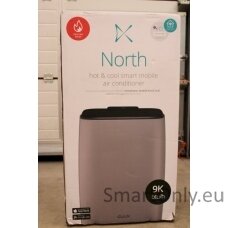 SALE OUT. Duux North Smart Mobile Airconditioner 9.000 BTU Extreme Silent, Light Gray/Black | Duux Smart Mobile Airconditioner | North | Number of speeds 3 | Heat function | Light Gray/Black | DAMAGED PACKAGING