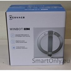 SALE OUT. Ecovacs Window cleaning robot WINBOT W2, Auto-Spray, Intelligent steady climbing system, WIN-SLAM 4.0, White, UNPACKED, USED, MISSING ONE CLOTH | Windows Cleaner Robot | WINBOT W2 | Corded | 2800 Pa | White | UNPACKED, USED, MISSING ONE CLOTH