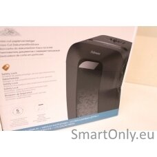 SALE OUT. Fellowes Powershred LX50 Cross-Cut Shredder | Powershred | LX50 | Black | 17 L | Credit cards shredding | DAMAGED PACKAGING, SCRATCHED | Paper handling standard/output 9 sheets per pass | Cross-Cut Shredder | Warranty 24 month(s)